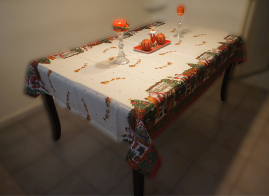 Mantel de Mesa Navideño Santa Claus
