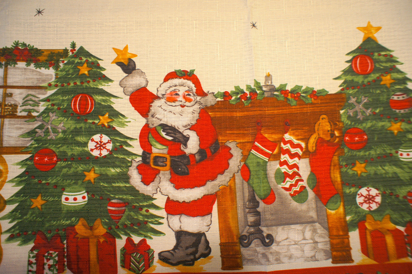 Mantel de Mesa Navideño Santa Claus